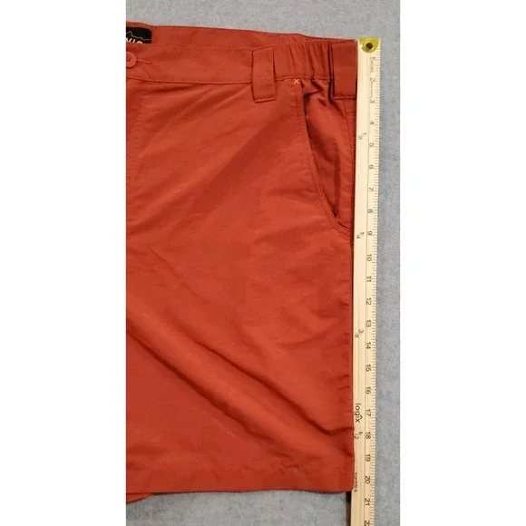 Orvis Men's Quick-Dry Orange Shorts Size XXL - Picture 4 of 7
